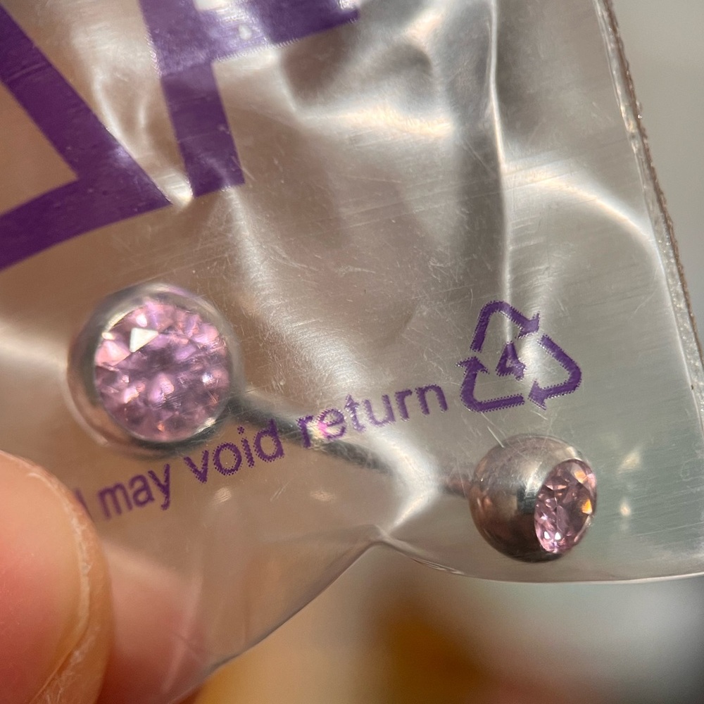 Anatometal Implant Grade Steel 14g 1/2inch Length Bellyring